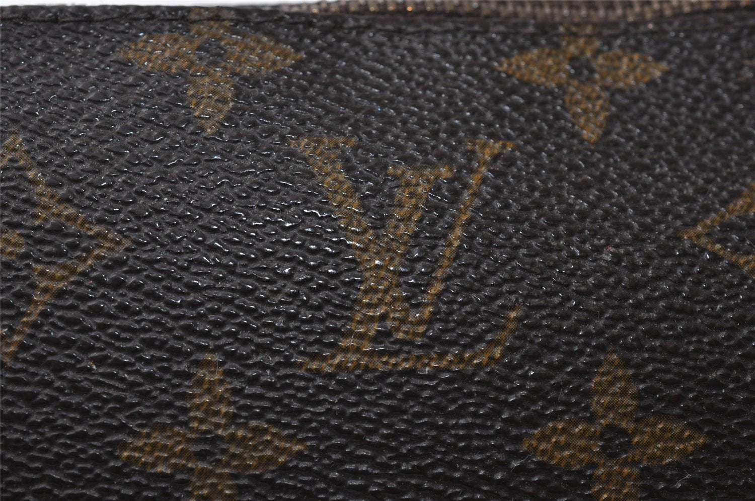 Authentic Louis Vuitton Monogram Pochette Accessoires Pouch M51980 Junk 0175J