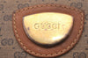 Authentic GUCCI Micro GG PVC Leather Shoulder Cross Body Bag Brown Junk 0178J