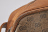 Authentic GUCCI Micro GG PVC Leather Shoulder Cross Body Bag Brown Junk 0178J