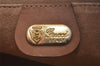 Authentic GUCCI Micro GG PVC Leather Shoulder Cross Body Bag Brown Junk 0178J