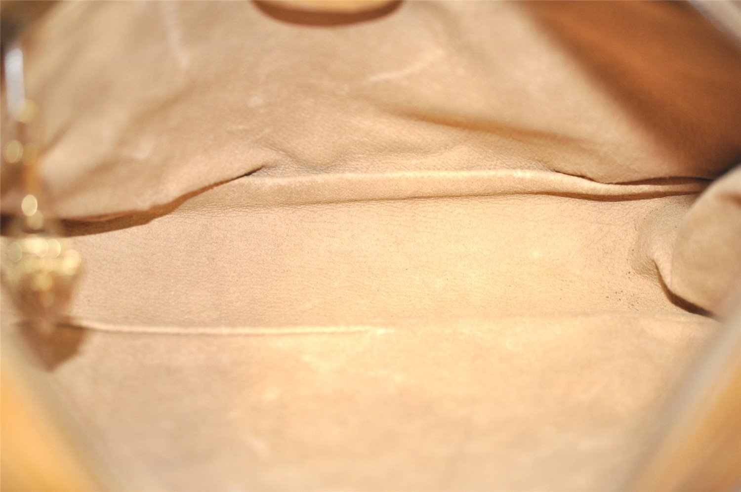 Authentic GUCCI Micro GG PVC Leather Shoulder Cross Body Bag Brown Junk 0178J