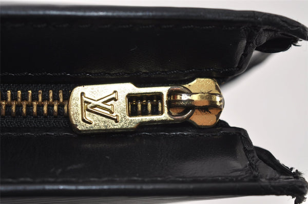 Authentic Louis Vuitton Epi Saint Jacques Hand Bag Black M52272 LV 0179J