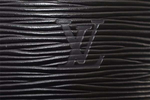 Authentic Louis Vuitton Epi Saint Jacques Hand Bag Black M52272 LV 0179J