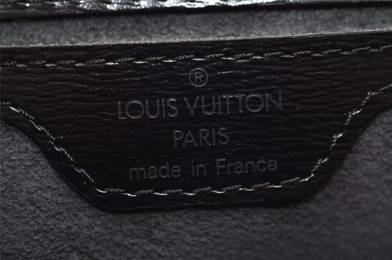 Authentic Louis Vuitton Epi Saint Jacques Hand Bag Black M52272 LV 0179J