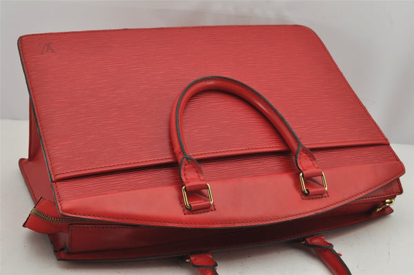 Authentic Louis Vuitton Vintage Epi Riviera Hand Bag Red M48187 LV Junk 0183K