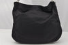 Authentic GUCCI Bamboo 2Way Shoulder Tote Bag Nylon Leather Black 0186J