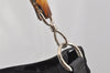 Authentic GUCCI Bamboo 2Way Shoulder Tote Bag Nylon Leather Black 0186J