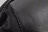 Authentic GUCCI Bamboo 2Way Shoulder Tote Bag Nylon Leather Black 0186J