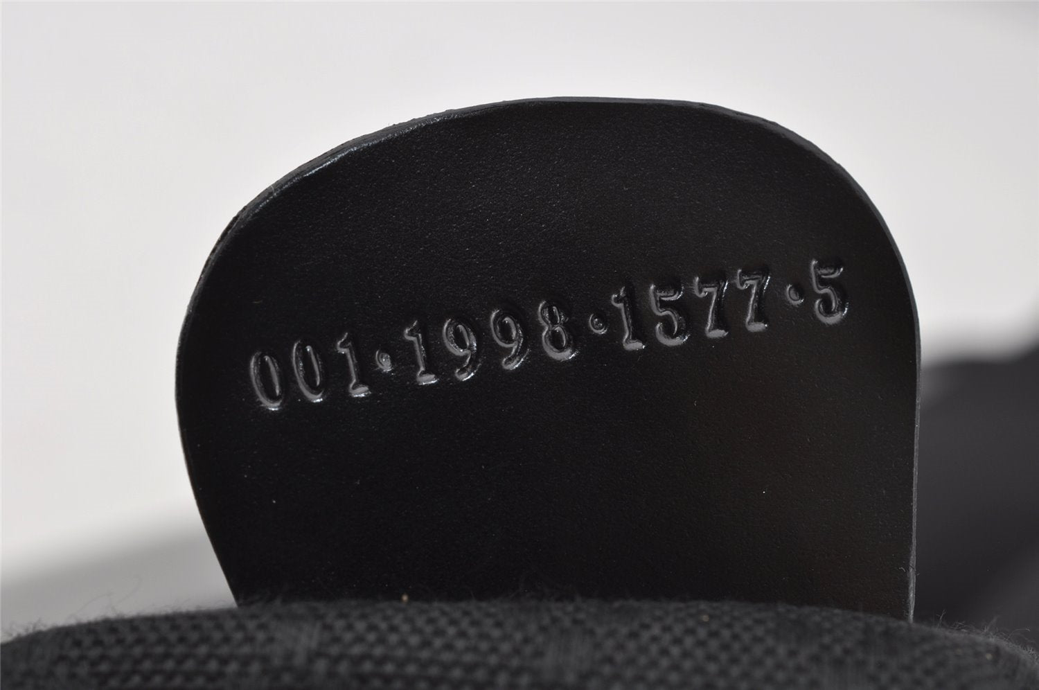 Authentic GUCCI Bamboo 2Way Shoulder Tote Bag Nylon Leather Black 0186J