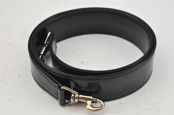 Authentic GUCCI Bamboo 2Way Shoulder Tote Bag Nylon Leather Black 0186J