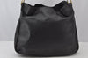 Authentic GUCCI Vintage Bamboo 2Way Shoulder Hand Bag Leather Black Junk 0187J