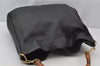 Authentic GUCCI Vintage Bamboo 2Way Shoulder Hand Bag Leather Black Junk 0187J