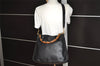 Authentic GUCCI Vintage Bamboo 2Way Shoulder Hand Bag Leather Black Junk 0187J