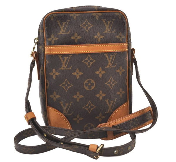 Authentic Louis Vuitton Monogram Danube Shoulder Cross Body Bag M45266 LV 0187K