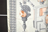 Authentic HERMES Carre 90 Scarf "FEUX DE ROUTE" Silk White 0188J