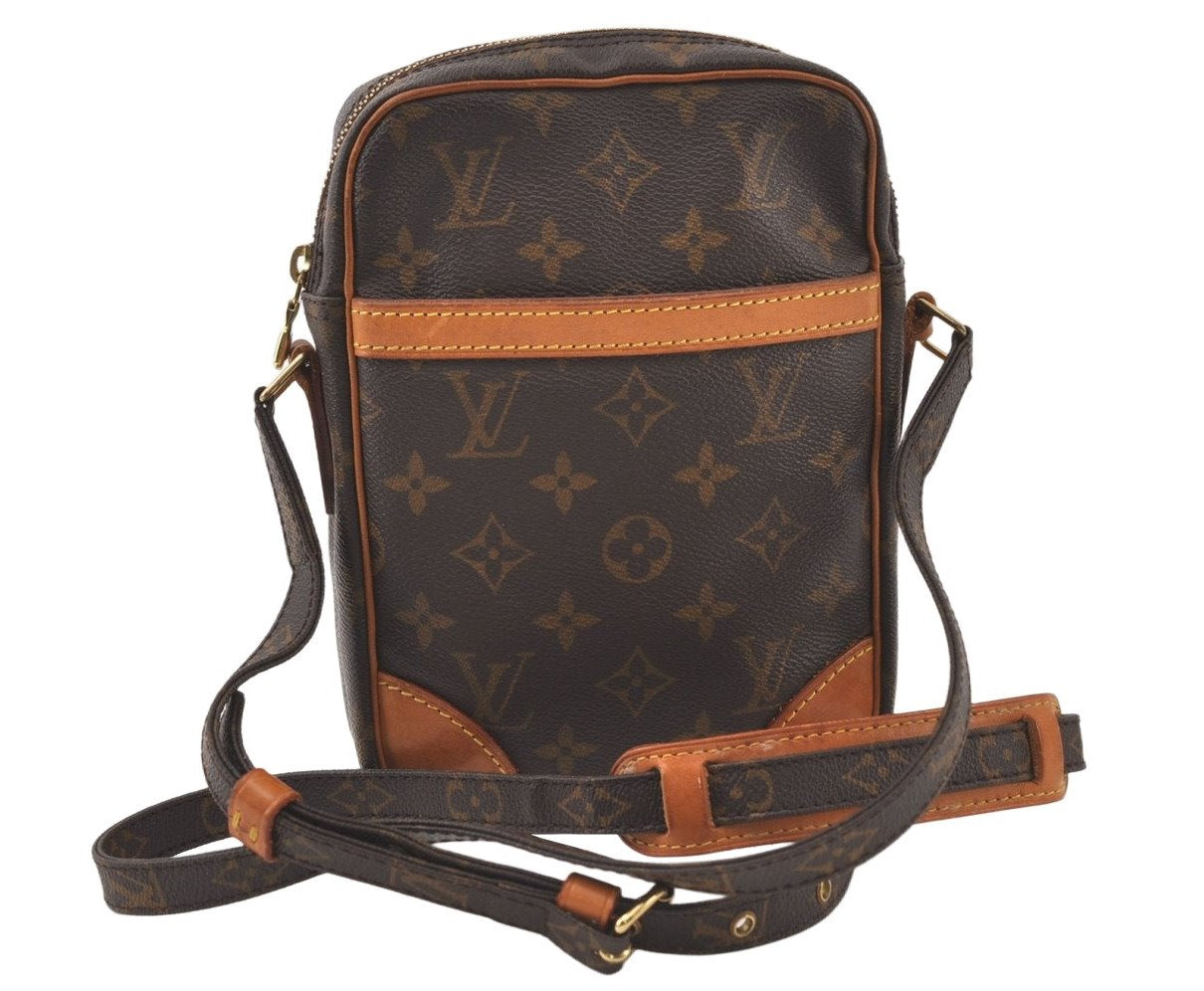 Authentic Louis Vuitton Monogram Danube Shoulder Cross Body Bag M45266 LV 0188K