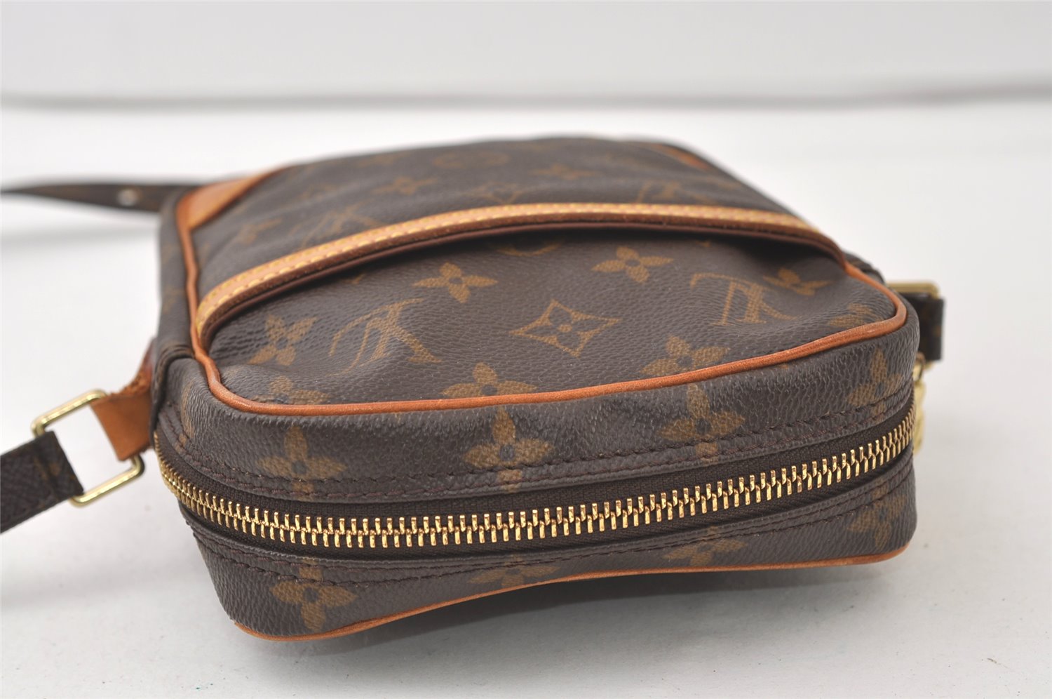 Authentic Louis Vuitton Monogram Danube Shoulder Cross Body Bag M45266 LV 0188K