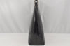 Authentic GUCCI Vintage Bamboo Shoulder Hand Bag Purse Enamel Black Junk 0189J