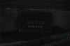 Authentic GUCCI Vintage Bamboo Shoulder Hand Bag Purse Enamel Black Junk 0189J