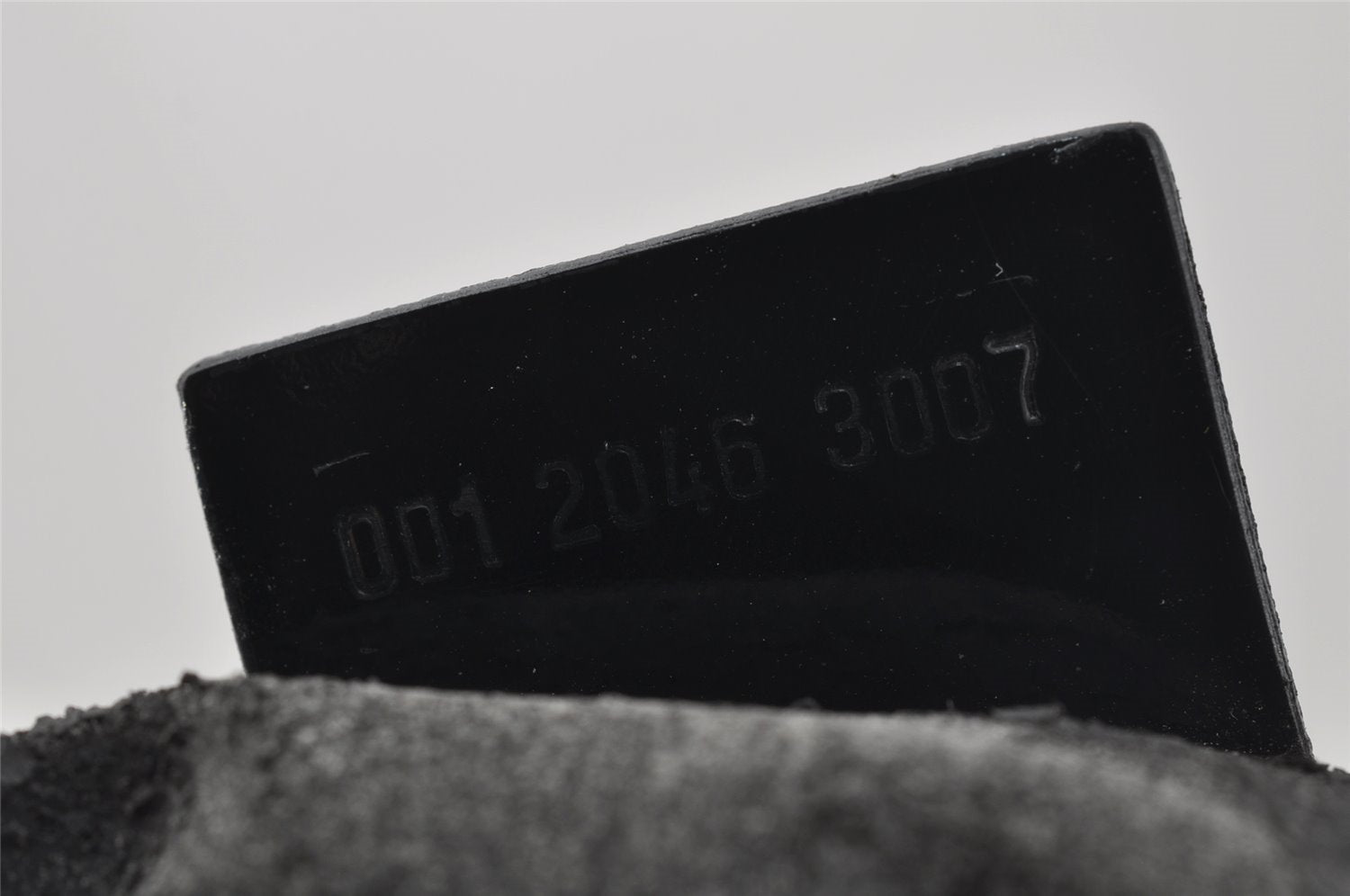 Authentic GUCCI Vintage Bamboo Shoulder Hand Bag Purse Enamel Black Junk 0189J