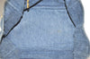 Authentic PRADA Vintage Canapa M Denim Tote Hand Bag Blue 0190J