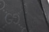 Authentic GUCCI Shoulder Cross Body Bag GG Nylon Leather 314529 Black 0190K