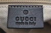 Authentic GUCCI Shoulder Cross Body Bag GG Nylon Leather 314529 Black 0190K