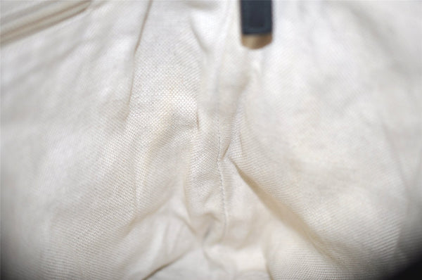 Authentic GUCCI Shoulder Cross Body Bag GG Nylon Leather 314529 Black 0190K