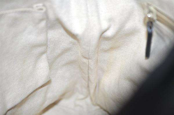 Authentic GUCCI Shoulder Cross Body Bag GG Nylon Leather 314529 Black 0190K