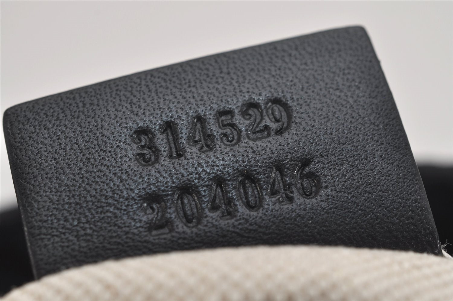 Authentic GUCCI Shoulder Cross Body Bag GG Nylon Leather 314529 Black 0190K