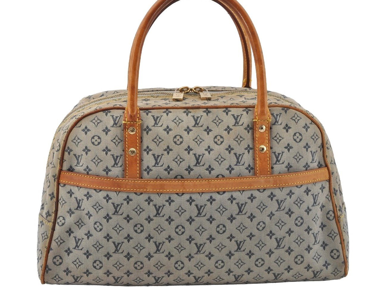 Authentic Louis Vuitton Monogram Mini Marie Shoulder Bag Blue M92003 LV 0193J