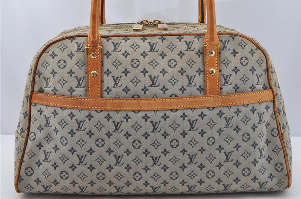 Authentic Louis Vuitton Monogram Mini Marie Shoulder Bag Blue M92003 LV 0193J