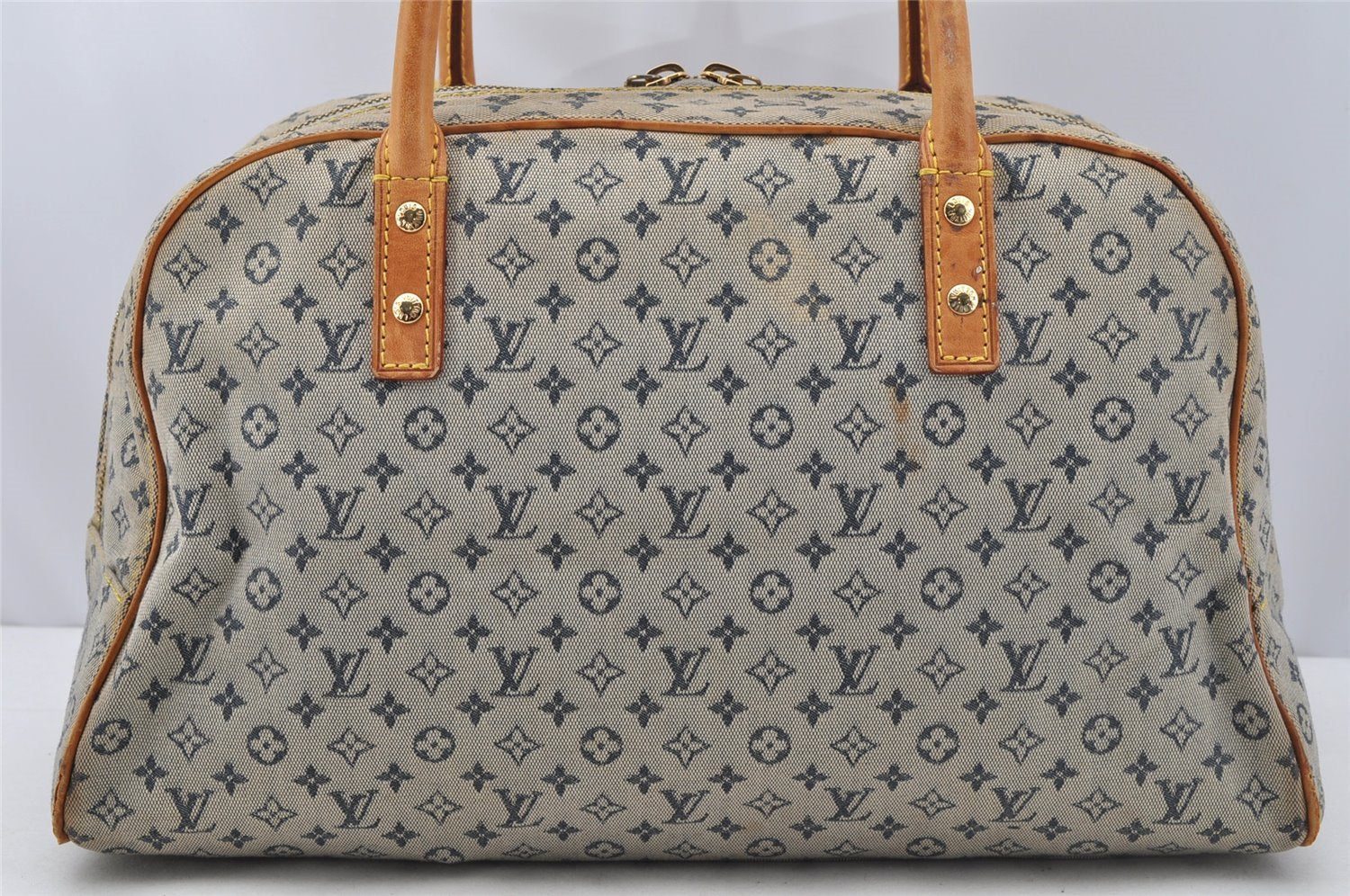 Authentic Louis Vuitton Monogram Mini Marie Shoulder Bag Blue M92003 LV 0193J