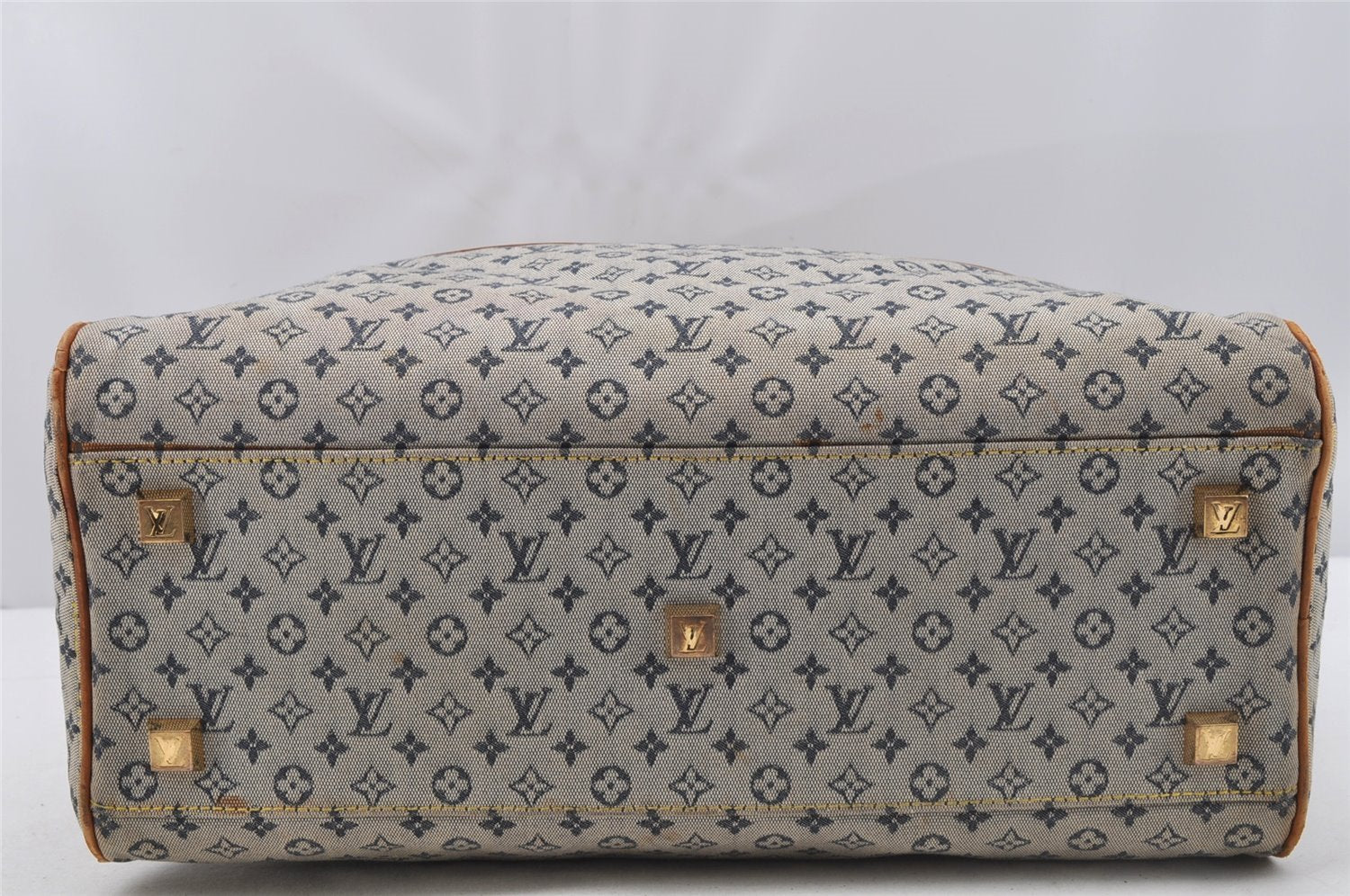 Authentic Louis Vuitton Monogram Mini Marie Shoulder Bag Blue M92003 LV 0193J