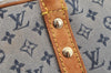 Authentic Louis Vuitton Monogram Mini Marie Shoulder Bag Blue M92003 LV 0193J