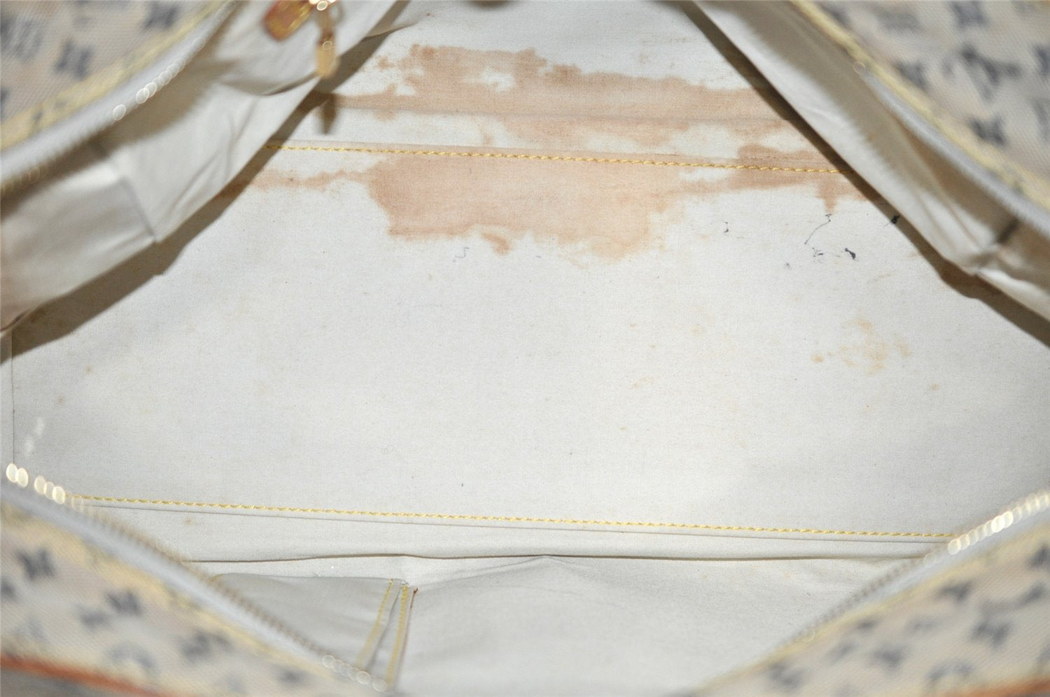 Authentic Louis Vuitton Monogram Mini Marie Shoulder Bag Blue M92003 LV 0193J