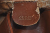 Authentic GUCCI Vintage Bamboo 2Way Shoulder Hand Bag Leather Brown Junk 0194I