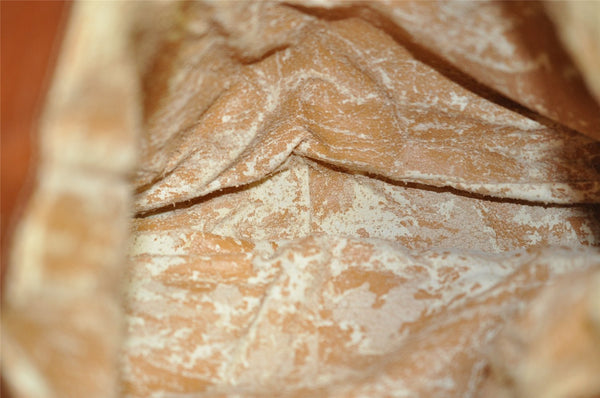 Authentic GUCCI Vintage Bamboo 2Way Shoulder Hand Bag Leather Brown Junk 0194I