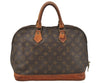 Authentic Louis Vuitton Monogram Alma Hand Bag Purse M51130 LV 0194J