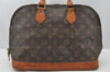 Authentic Louis Vuitton Monogram Alma Hand Bag Purse M51130 LV 0194J