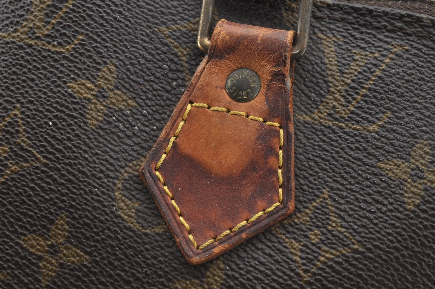 Authentic Louis Vuitton Monogram Alma Hand Bag Purse M51130 LV 0194J