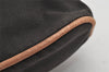 Authentic HERMES Bolide MM Pouch Purse Canvas Leather Black 0194K