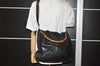 Authentic GUCCI Vintage Bamboo 2Way Shoulder Tote Bag Leather Black Junk 0198I