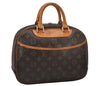 Authentic Louis Vuitton Monogram Trouville Hand Bag Purse M42228 LV 0198J