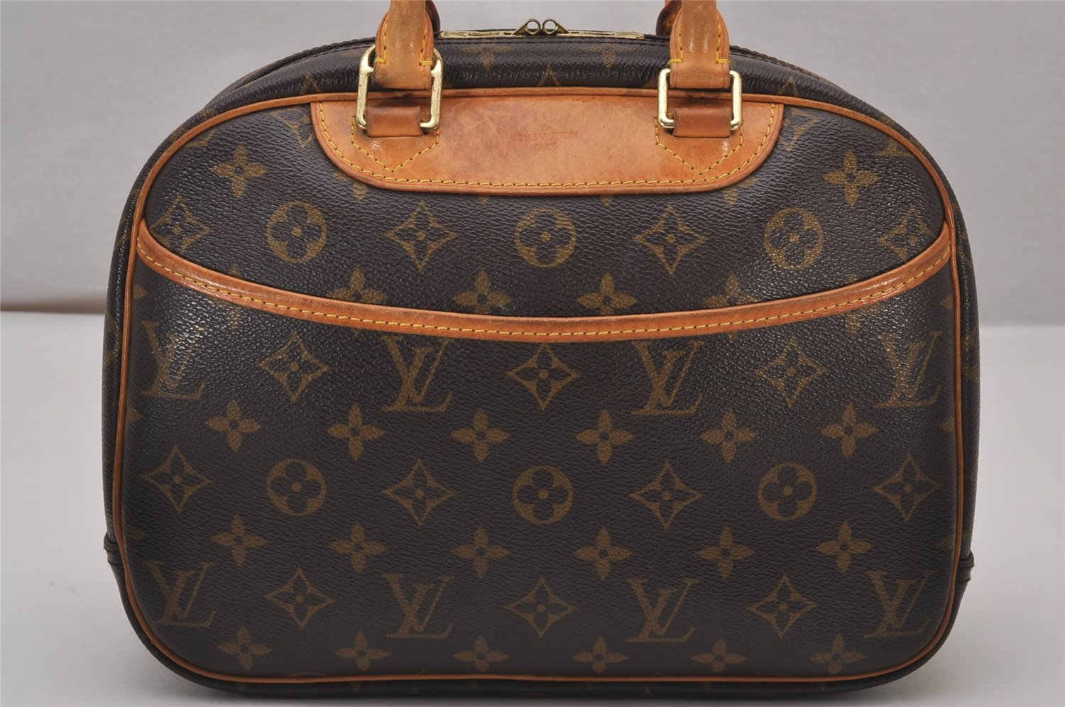 Authentic Louis Vuitton Monogram Trouville Hand Bag Purse M42228 LV 0198J