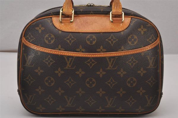Authentic Louis Vuitton Monogram Trouville Hand Bag Purse M42228 LV 0198J