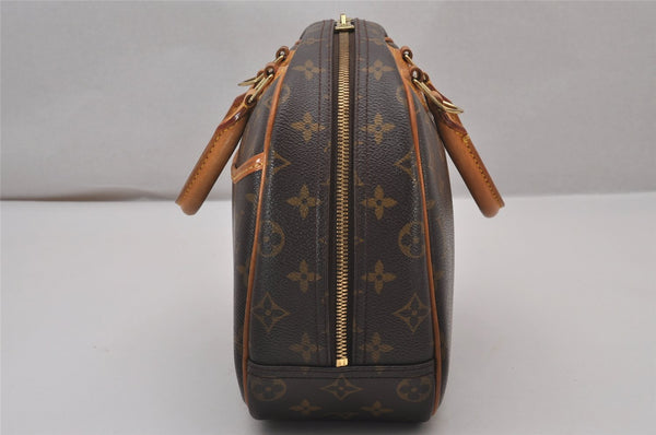 Authentic Louis Vuitton Monogram Trouville Hand Bag Purse M42228 LV 0198J