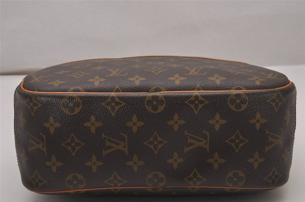Authentic Louis Vuitton Monogram Trouville Hand Bag Purse M42228 LV 0198J