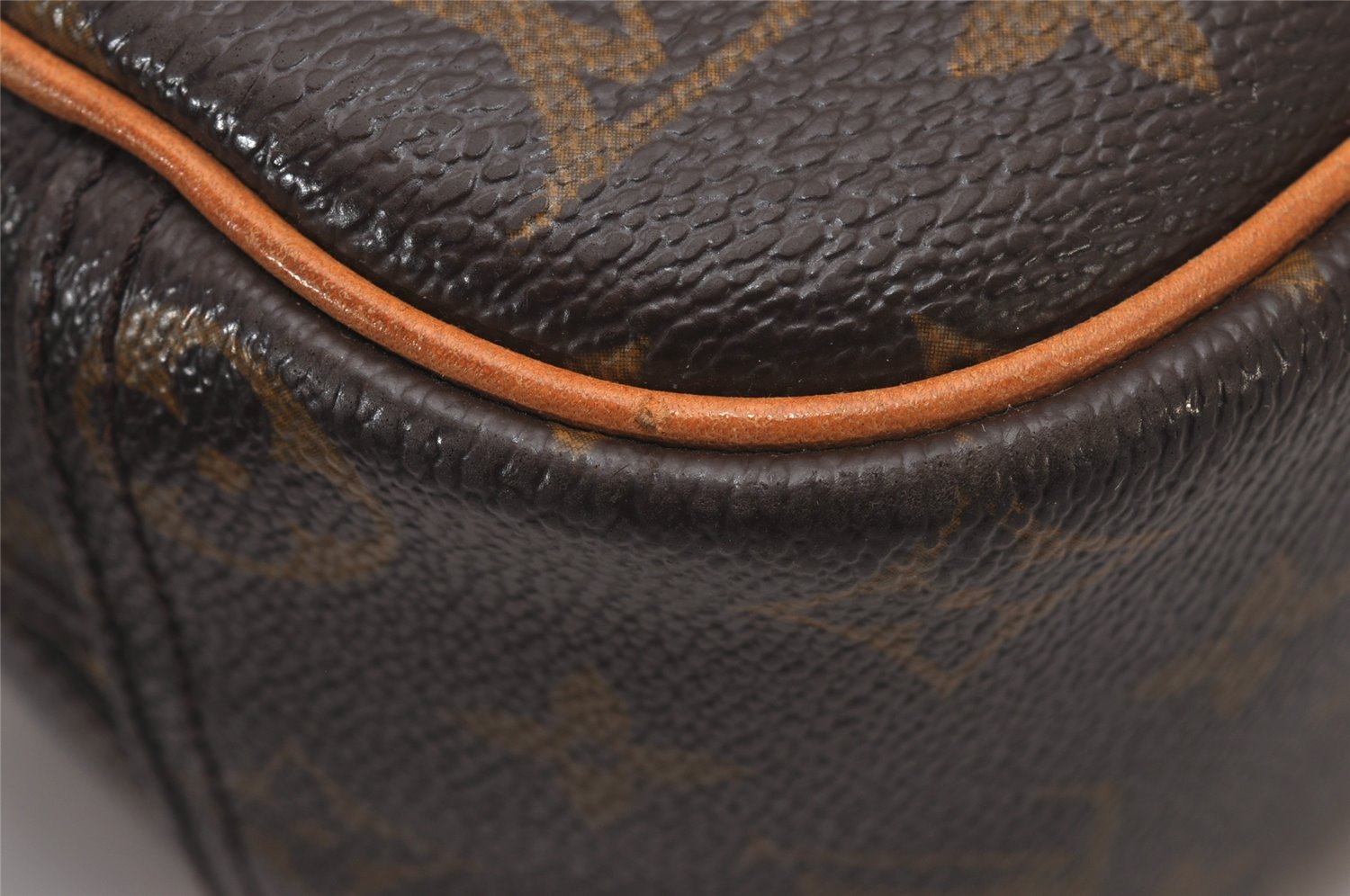 Authentic Louis Vuitton Monogram Trouville Hand Bag Purse M42228 LV 0198J