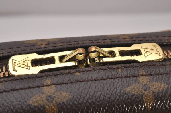 Authentic Louis Vuitton Monogram Trouville Hand Bag Purse M42228 LV 0198J